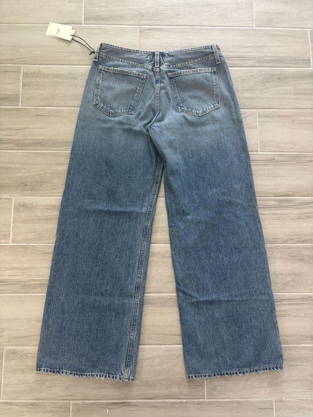 AGOLDE NWT Lex Low Rise / Slung Baggy Wide Leg Jeans - Picture 2 of 9
